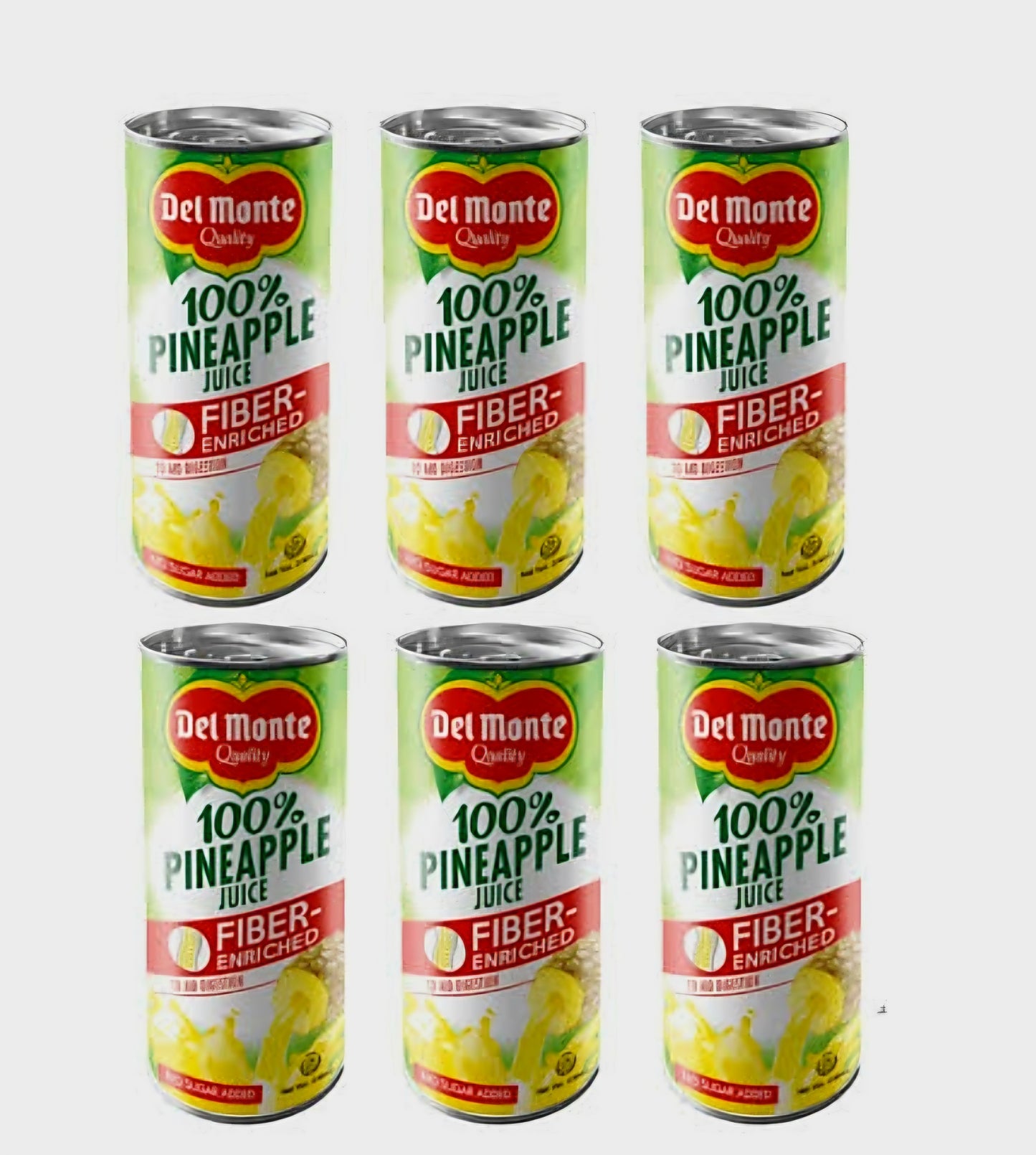🛒BULK🛒 6x Del Monte Pineapple Juice FIBRE ENRICHED 240ml