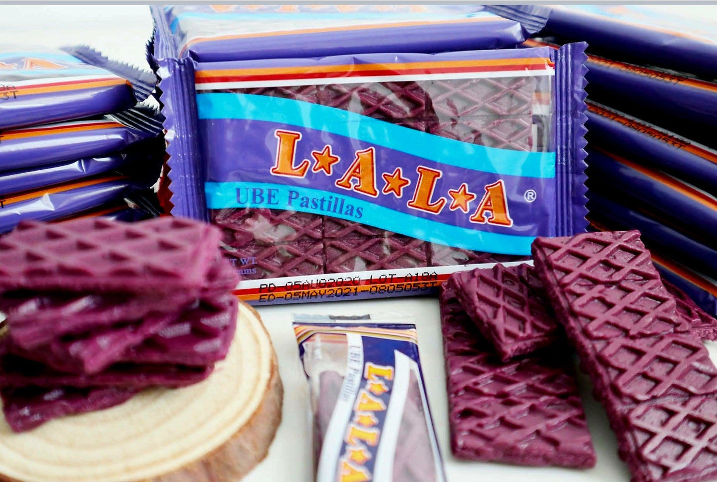 ‼️PROMO‼️LALA Ube Pastillas 35g × 12pcs BBD: 18AUGUST2025 (OVERSTOCK!)