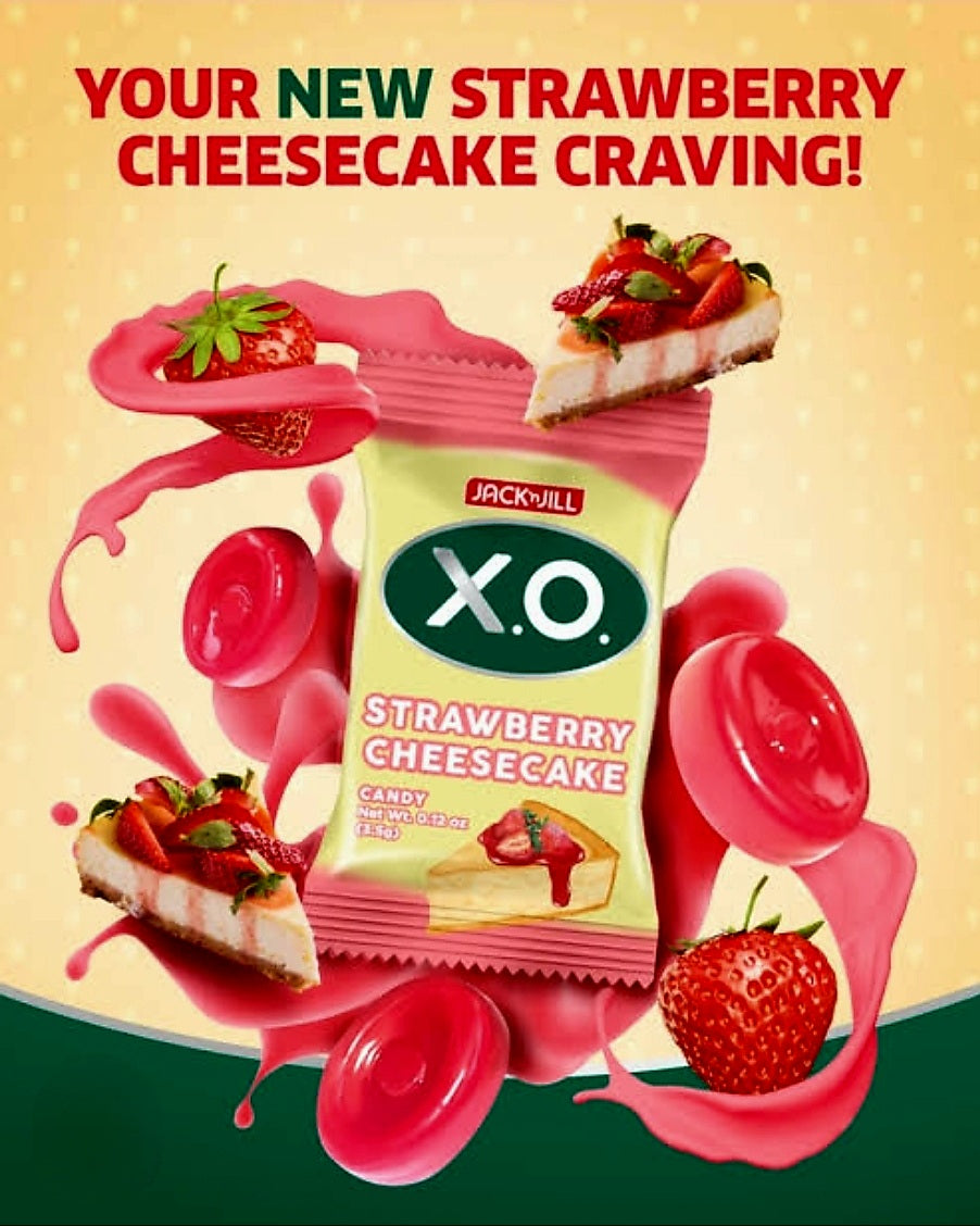 X.O. Strawberry Cheesecake Candy 50pcs
