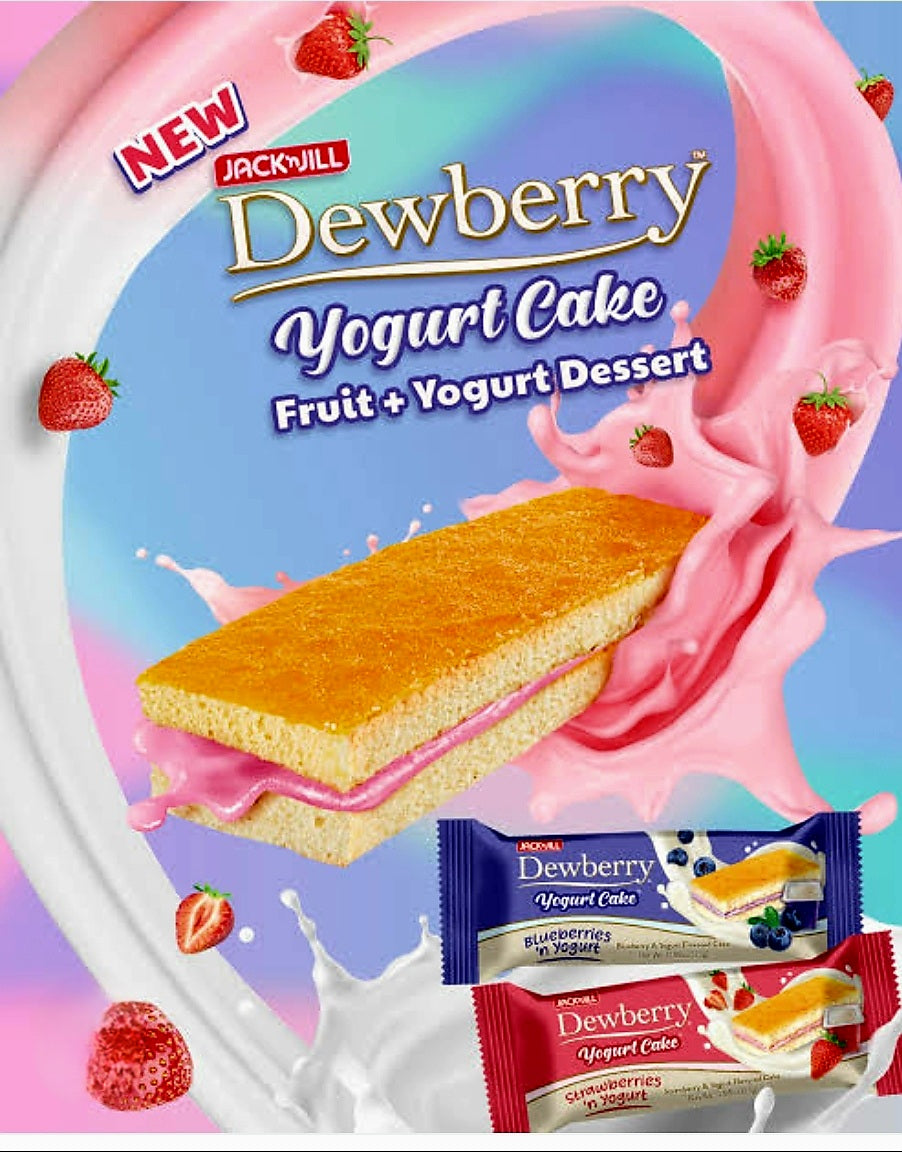 Jack&Jill Dewberry Yogurt Cake STRAWBERRY 25g×10pcs