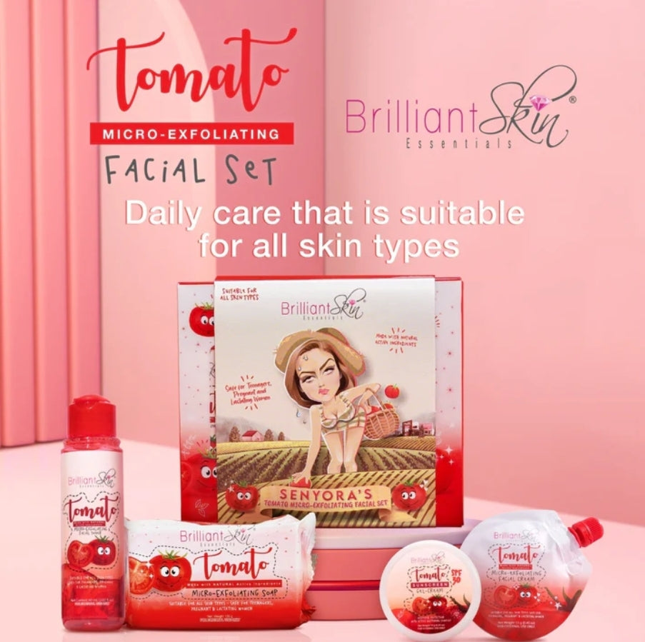 Brilliant TOMATO Micro-Exfoliating Facial Set