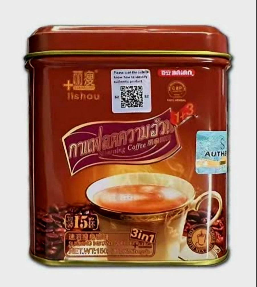 LISHOU Slimming Coffee 15sachets AUTHENTIC THAILAND