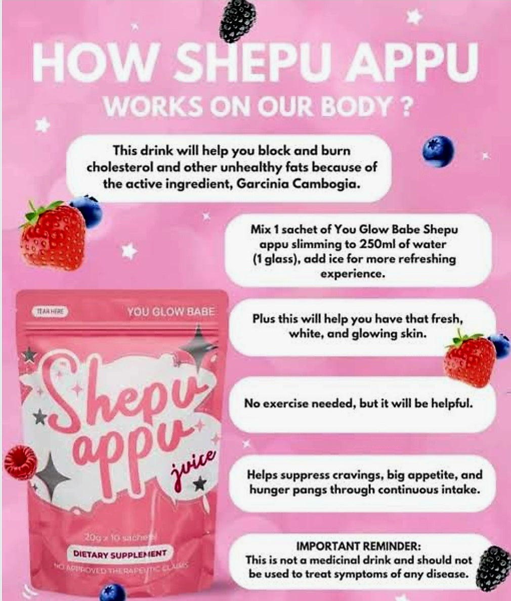 (Copy) You Glow Babe SHEPU APPU Slimming Juice 15g×10sachets