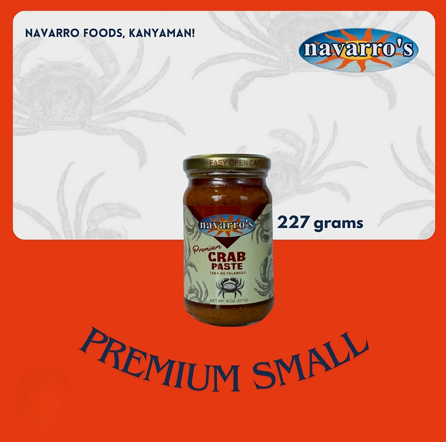 Navarro's Premium CRAB PASTE 227g