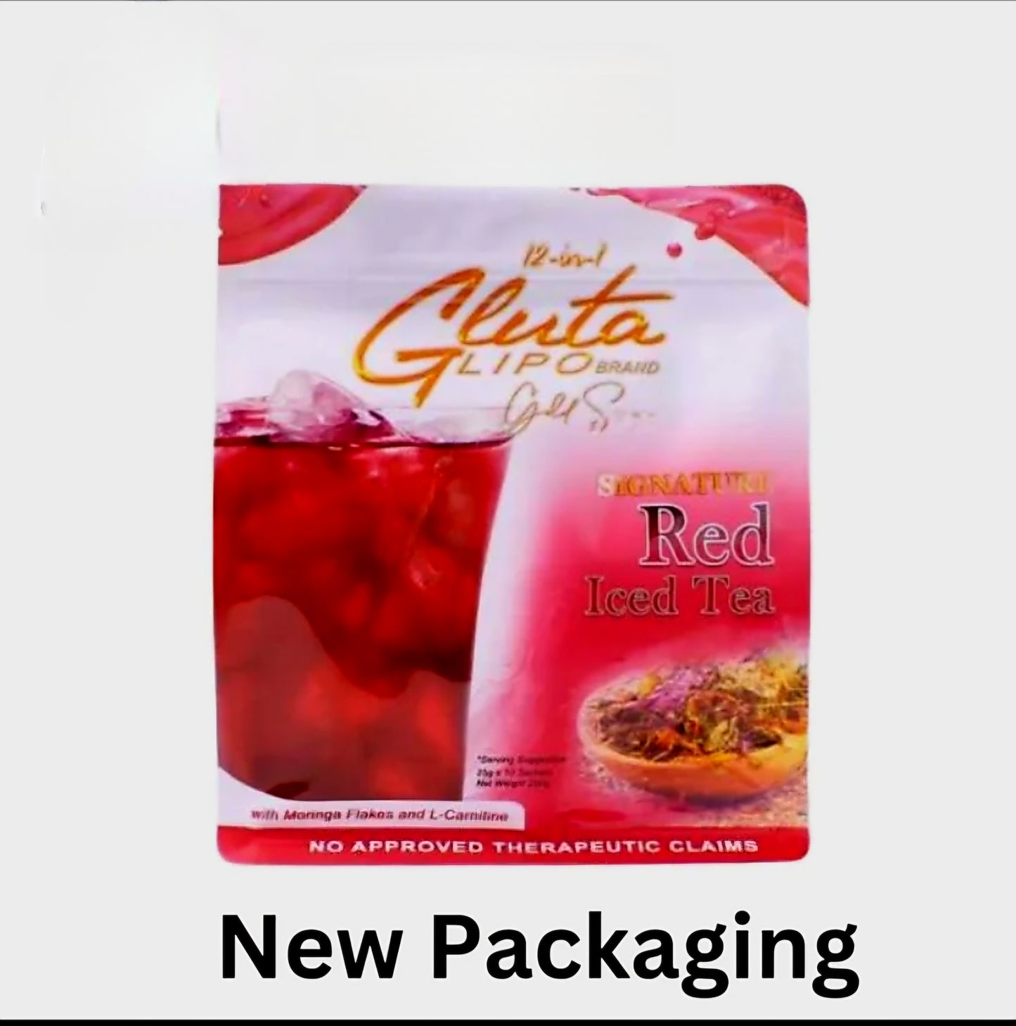 Gluta Lipo 12-in-1 Signature RED ICE TEA 10sachets