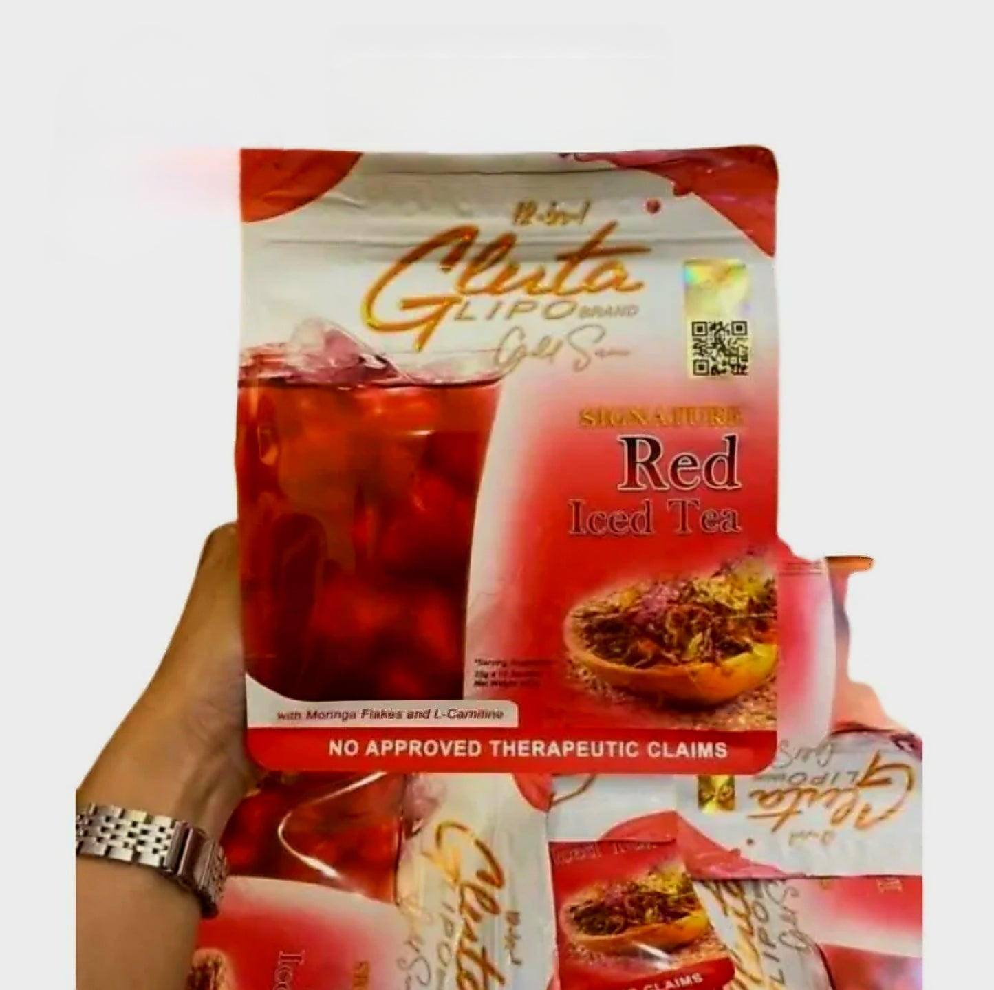Gluta Lipo 12-in-1 Signature RED ICE TEA 10sachets