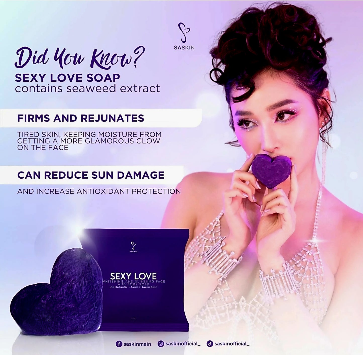 SEXY LOVE Whitening, Toning & Firming Soap 70g