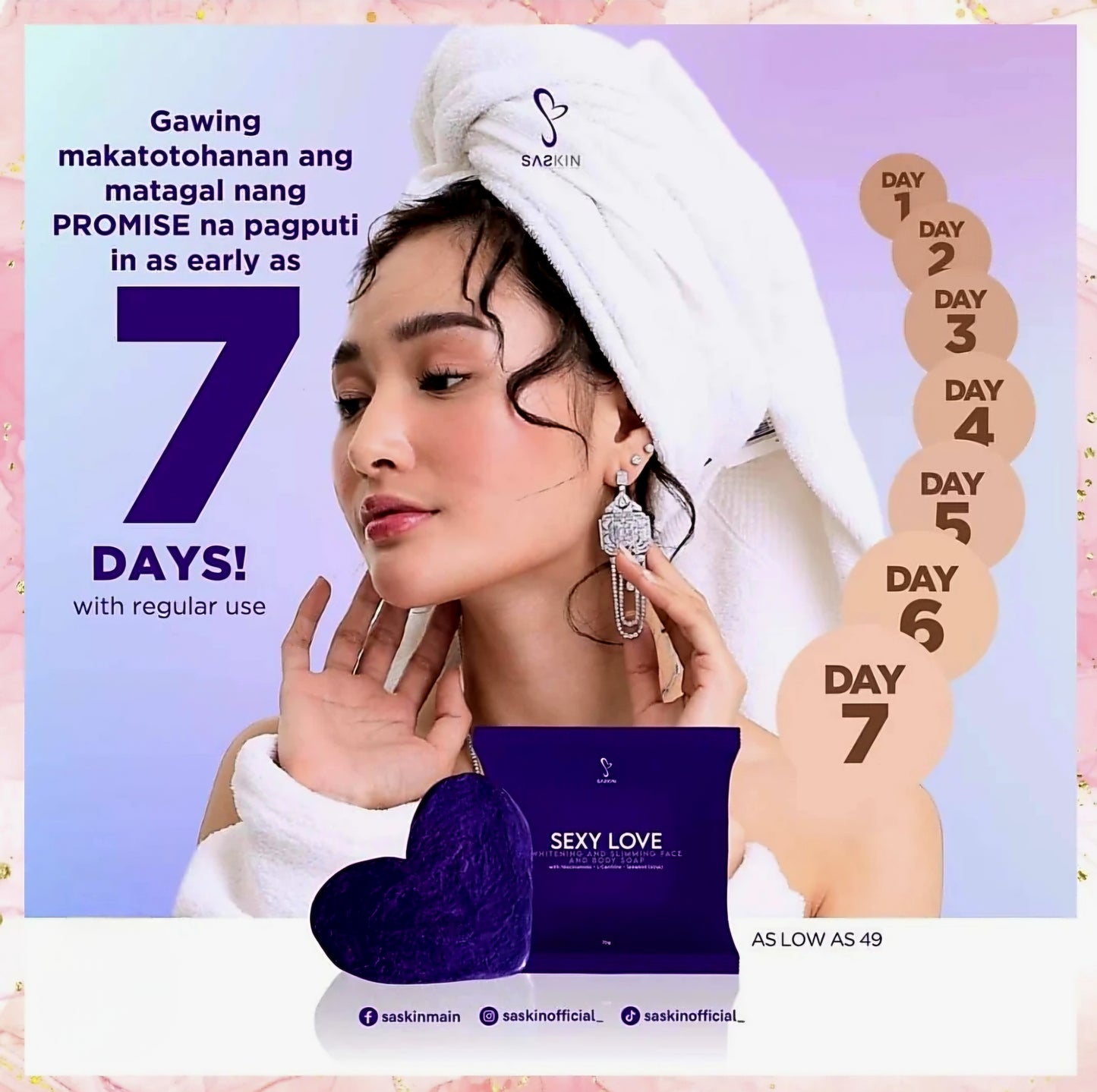 SEXY LOVE Whitening, Toning & Firming Soap 70g