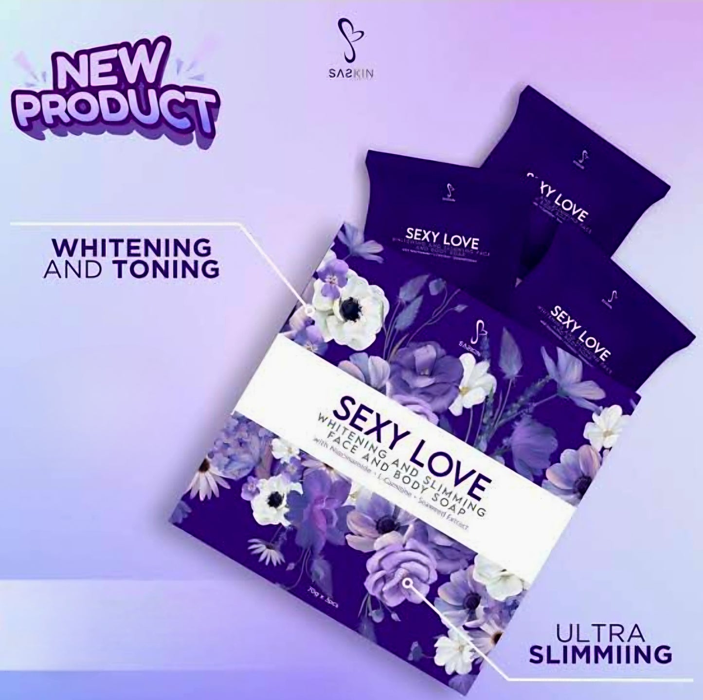 SEXY LOVE Whitening, Toning & Firming Soap 70g