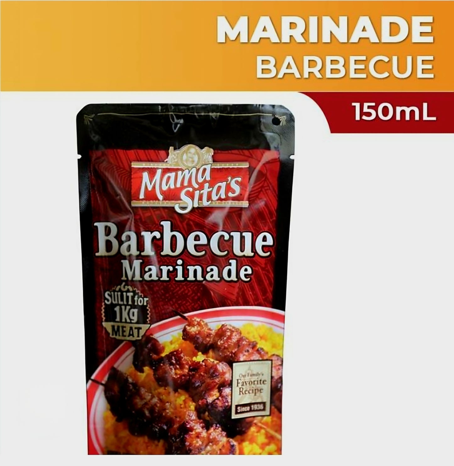 Mama Sita's BARBEQUE MARINADE in POUCH 150ml