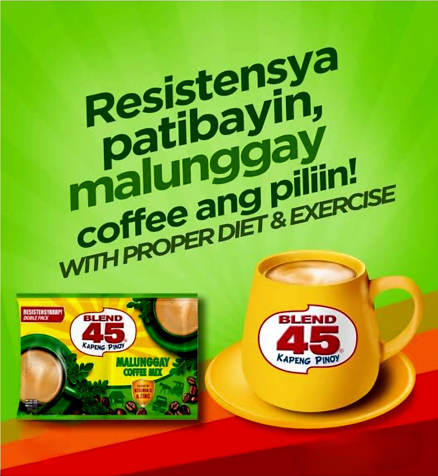 ‼️CLEARANCE‼️BLEND45 Malunggay TWINPACK Coffee Mix 52g×20sachets BBD: 08.NOV.2025