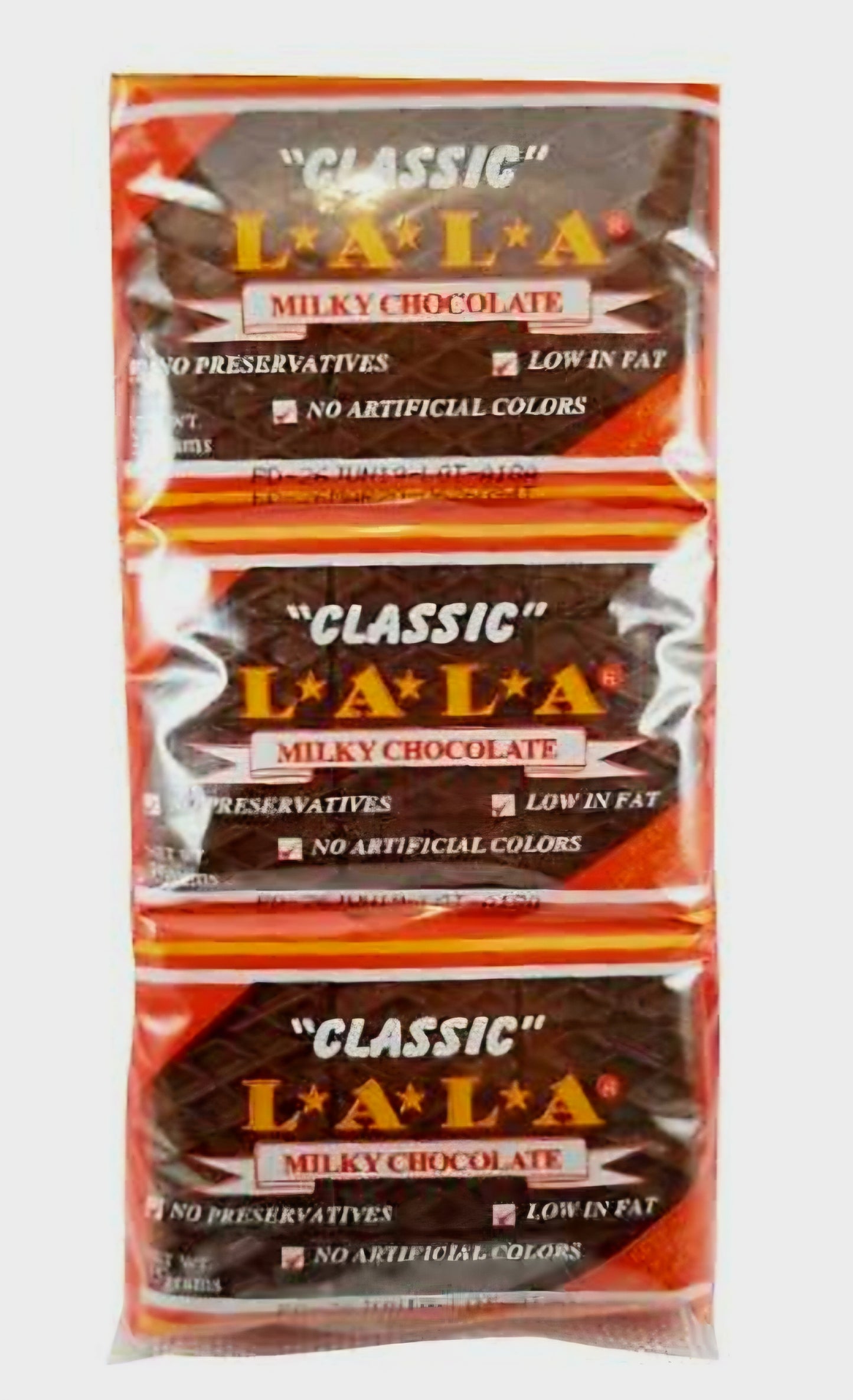 LALA CLASSIC Chocolate Pastillas 35g×12's