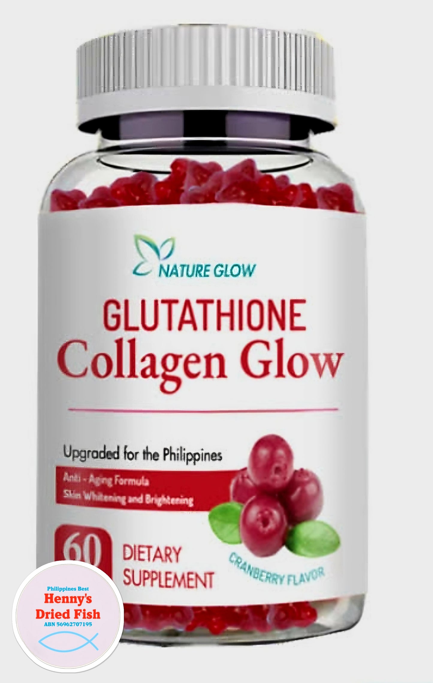 Nature Glow Glutathione Collagen Glow CRANBERRY