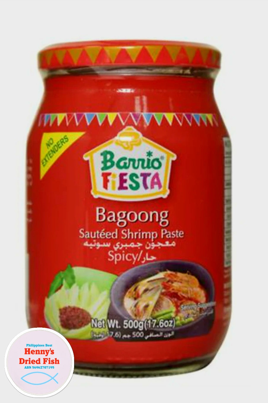 Barrio Fiesta Bagoong SPICY 500g