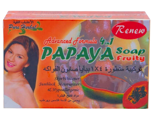 RENEW Advanced Formula 4in1 PAPAYA FRUITY Soap 135g