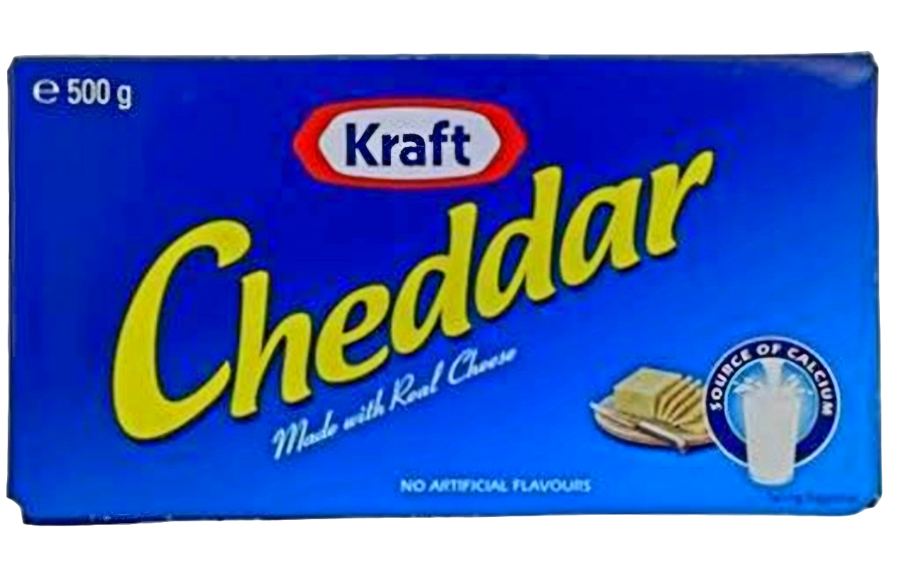 Kraft CHEDDAR Block Cheese 500g