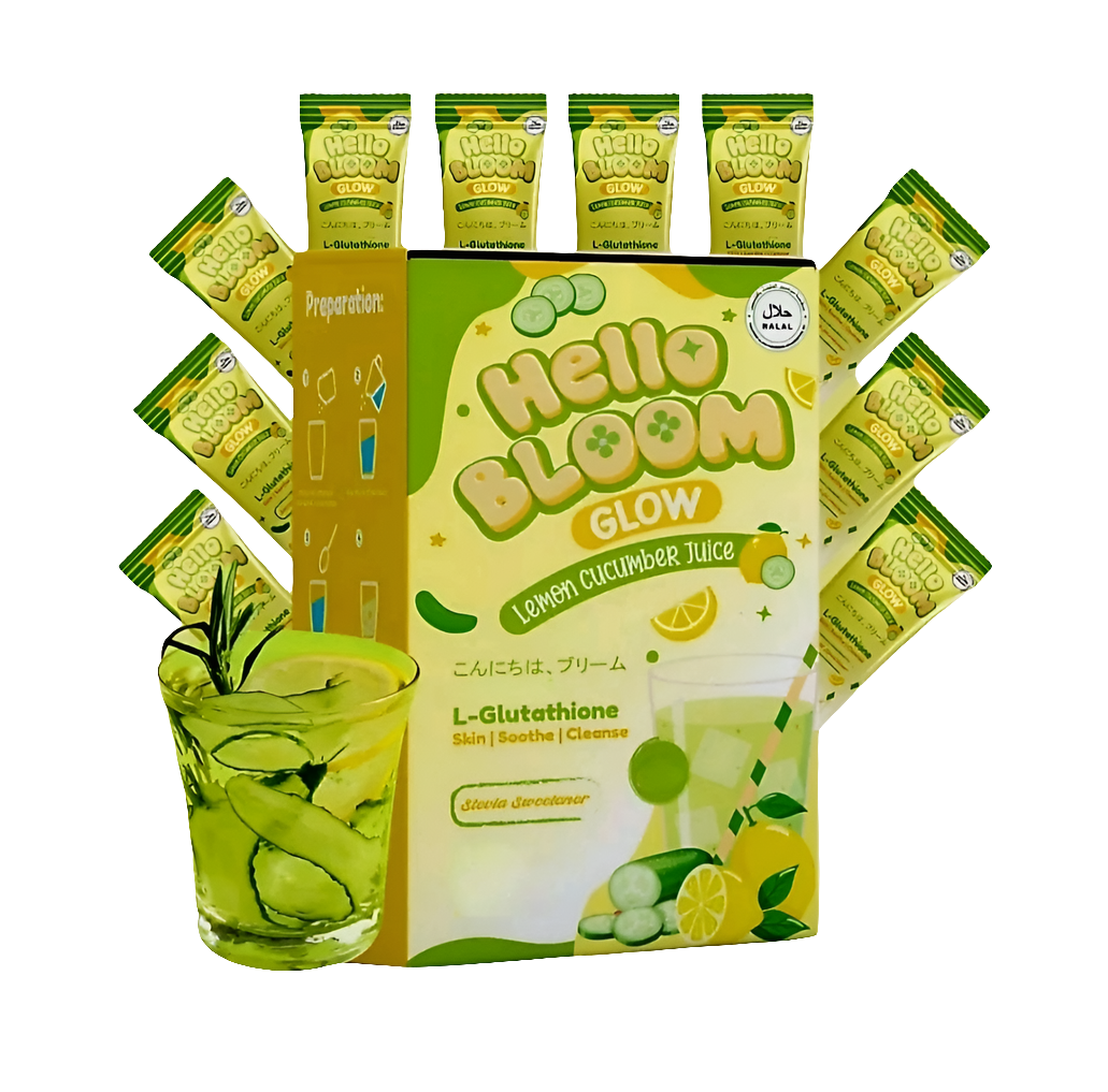 Hello Bloom Glow LEMON CUCUMBER JUICE 18g×10's