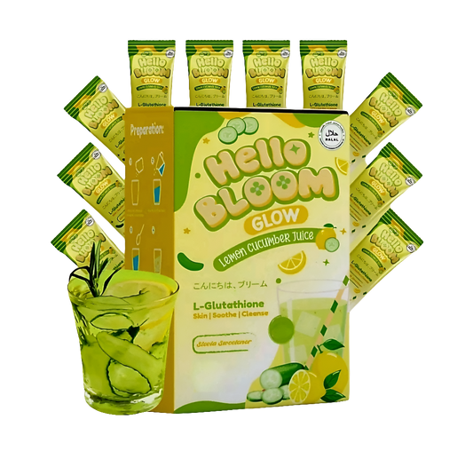Hello Bloom Glow LEMON CUCUMBER JUICE 18g×10's