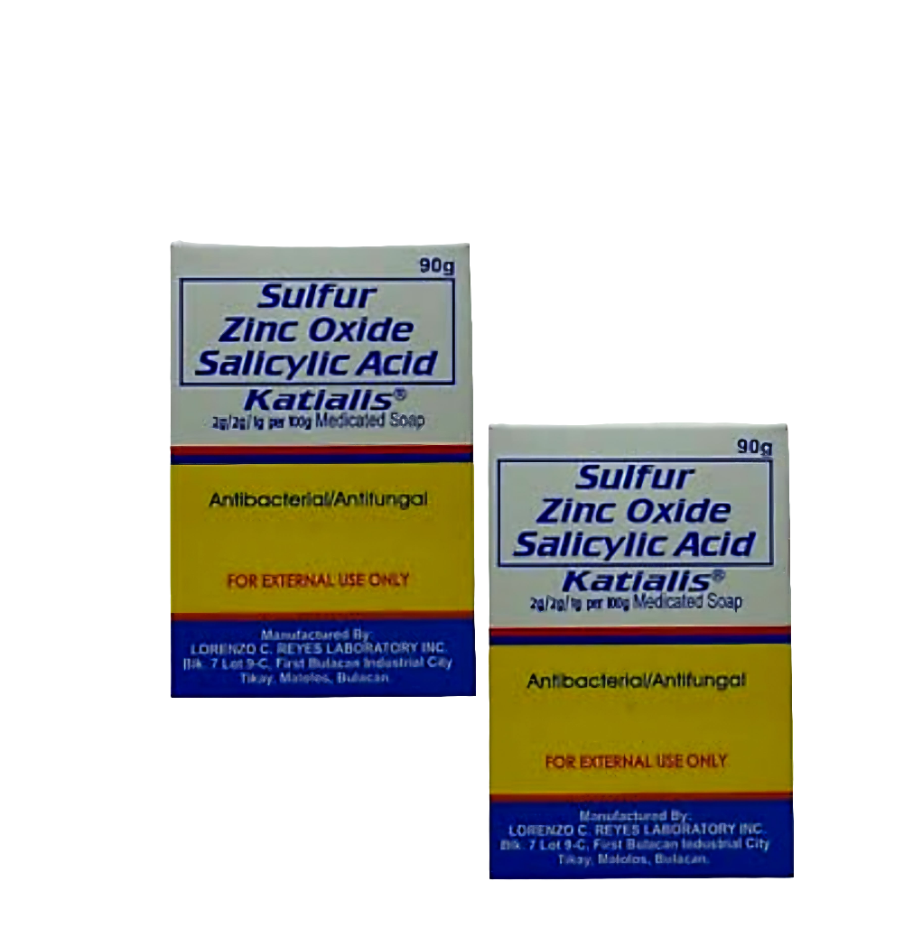 Katialis Anti-Bacterial Soap 90g (Sulfur Zinc Oxide Salicylic Acid)