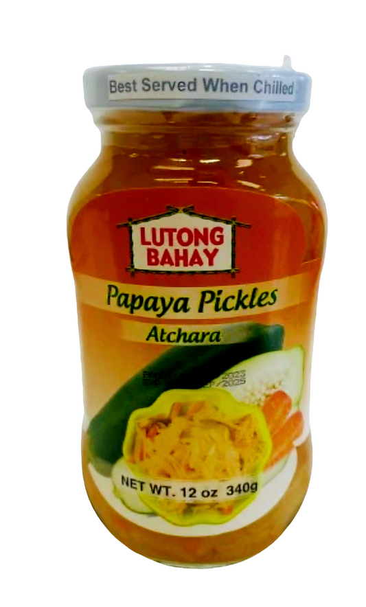 ‼️PROMO‼️Lutong Bahay ATCHARA (Papaya Pickles) 340g BBD: DECEMBER2026 (OVERSTOCK!)