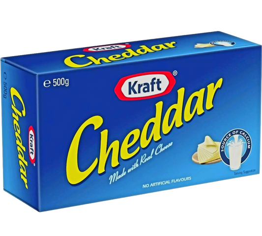 Kraft CHEDDAR Block Cheese 500g