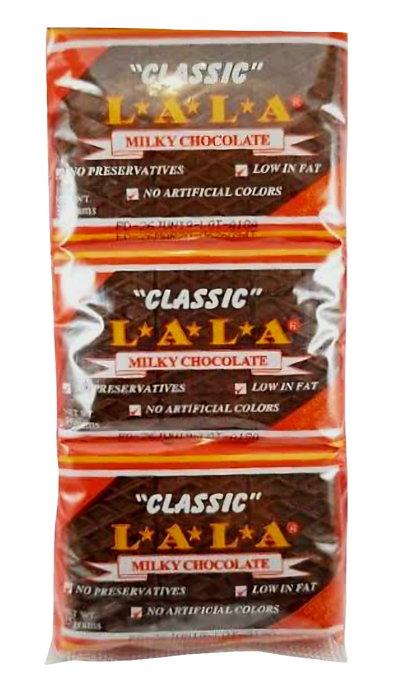 LALA CLASSIC Chocolate Pastillas 35g×12's