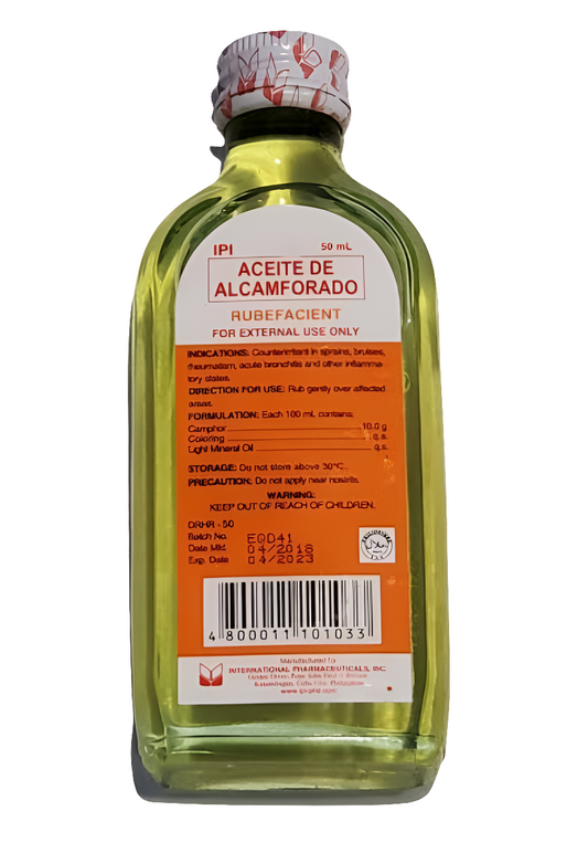 Aceite De Alcamforado 50ml
