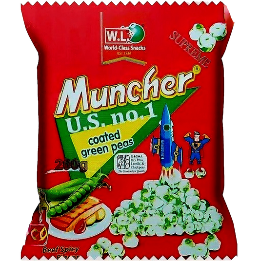 WL MUNCHER Coated Green Peas 200g