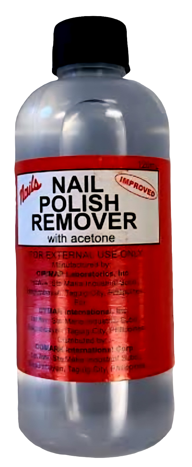 NAILS BRAND Nail Polish Remover with Acetone 120ml