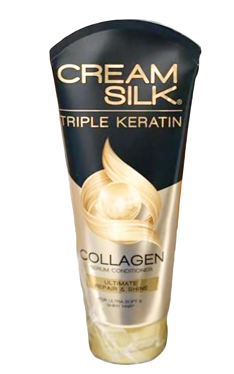 Cream Silk TRIPLE KERATIN Repair & Shine Serum Conditioner 170g