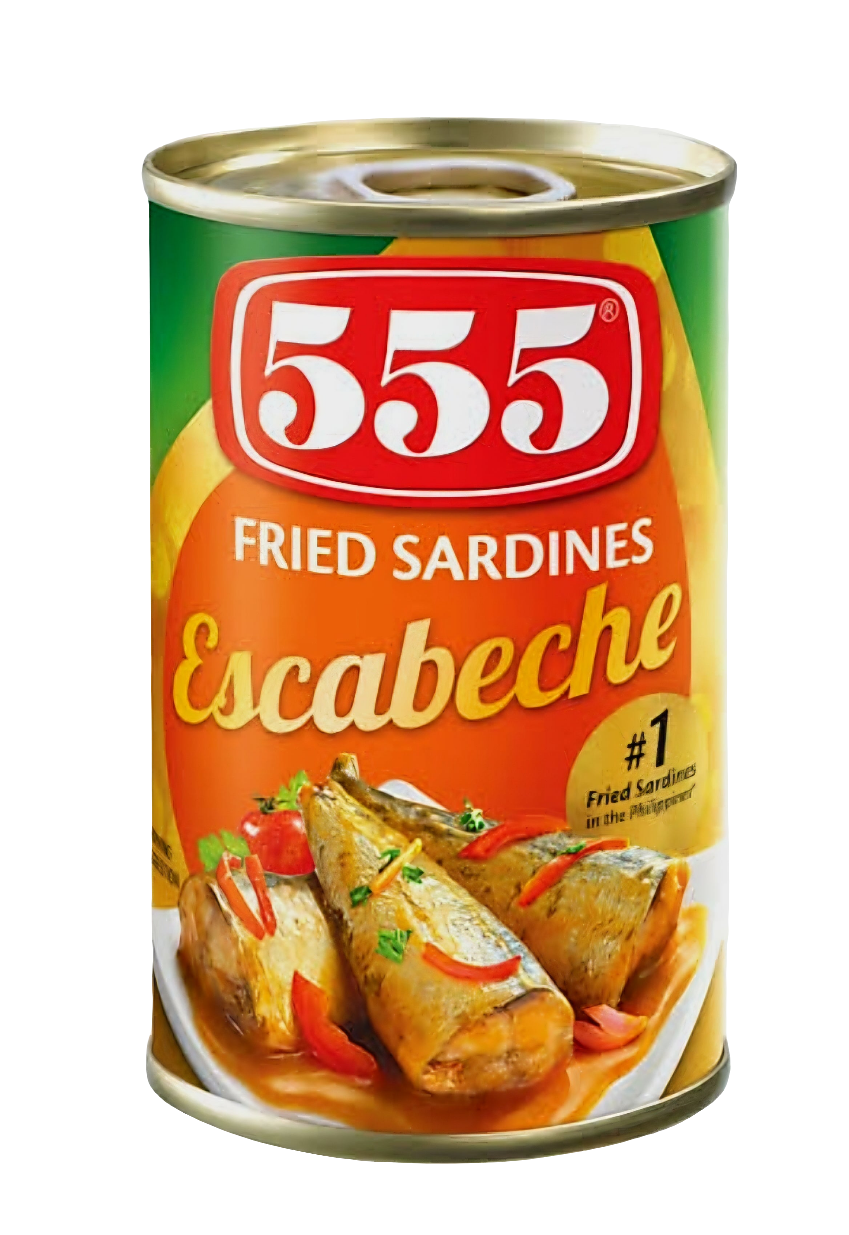 555 Fried Sardines ESCABECHE 155g