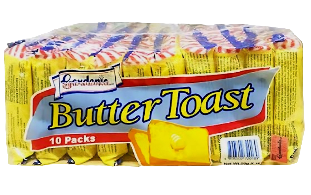 GARDENIA Butter Toast 2-slices Packet 50g (Single Baon-Pack)