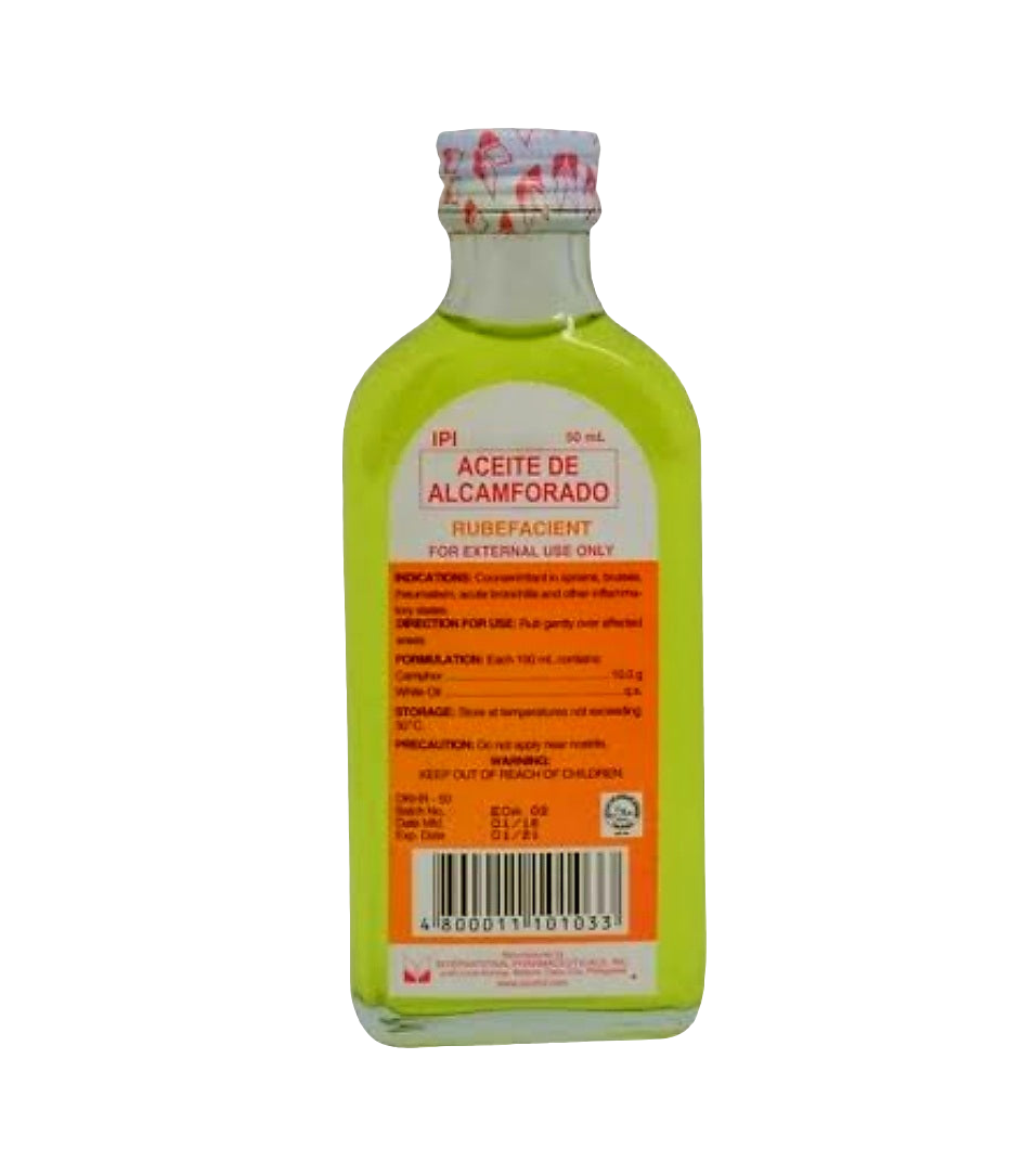 Aceite De Alcamforado 50ml