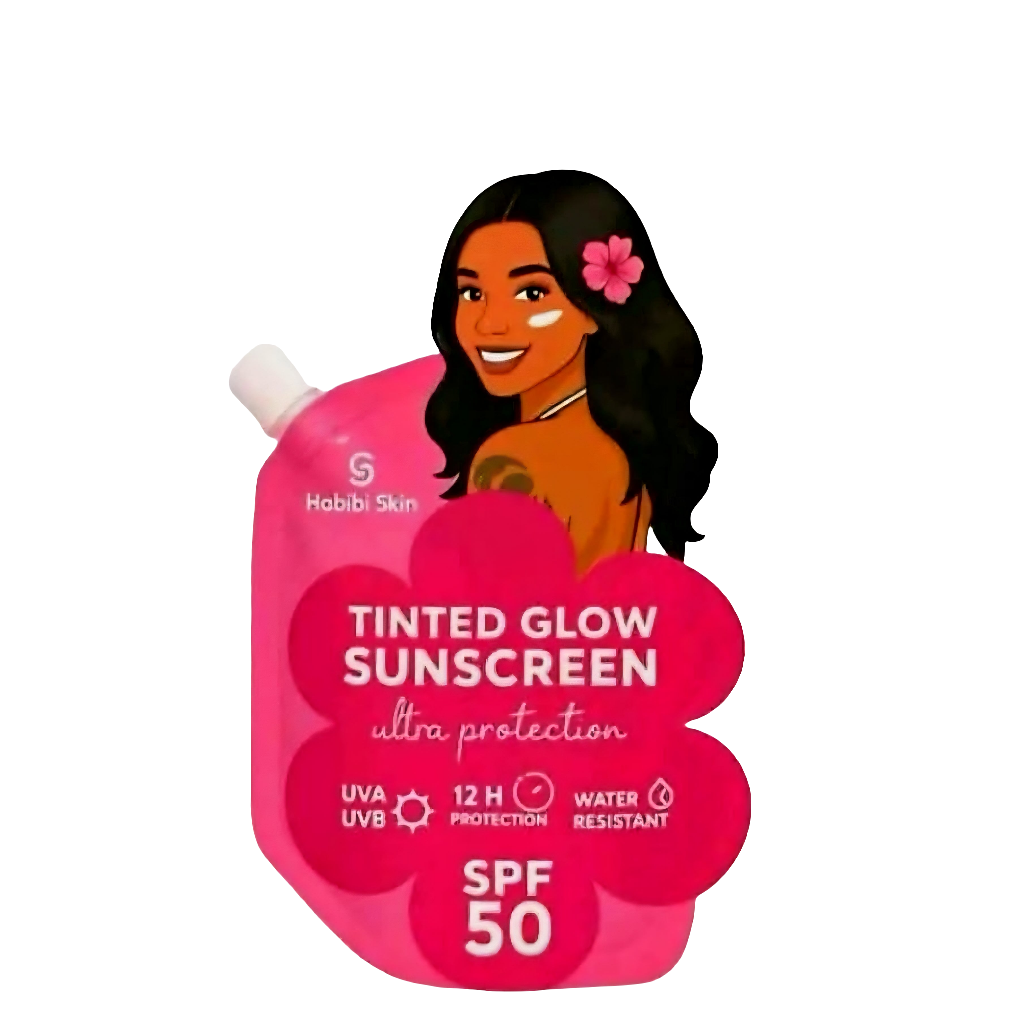 Habibi Skin TINTED GLOW SUNSCREEN UVA/UVB SPF50 50ml Resealable Cap