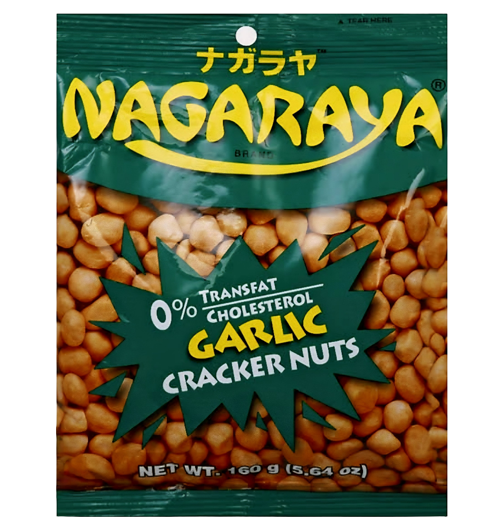 Nagaraya GARLIC FLAVOR Cracker Coated Peanuts 160g