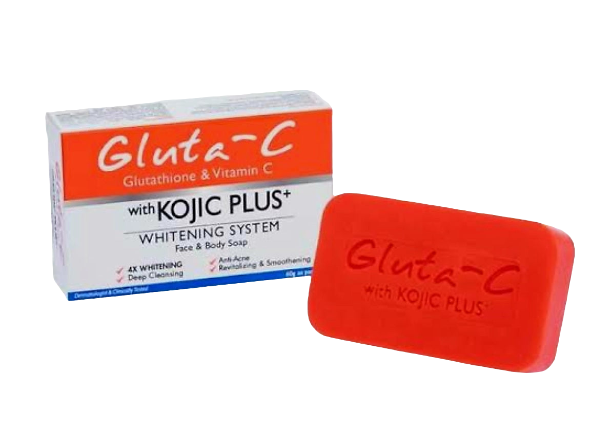 GLUTA-C Kojic Plus 4x Whitening FACE & BODY SOAP 60g
