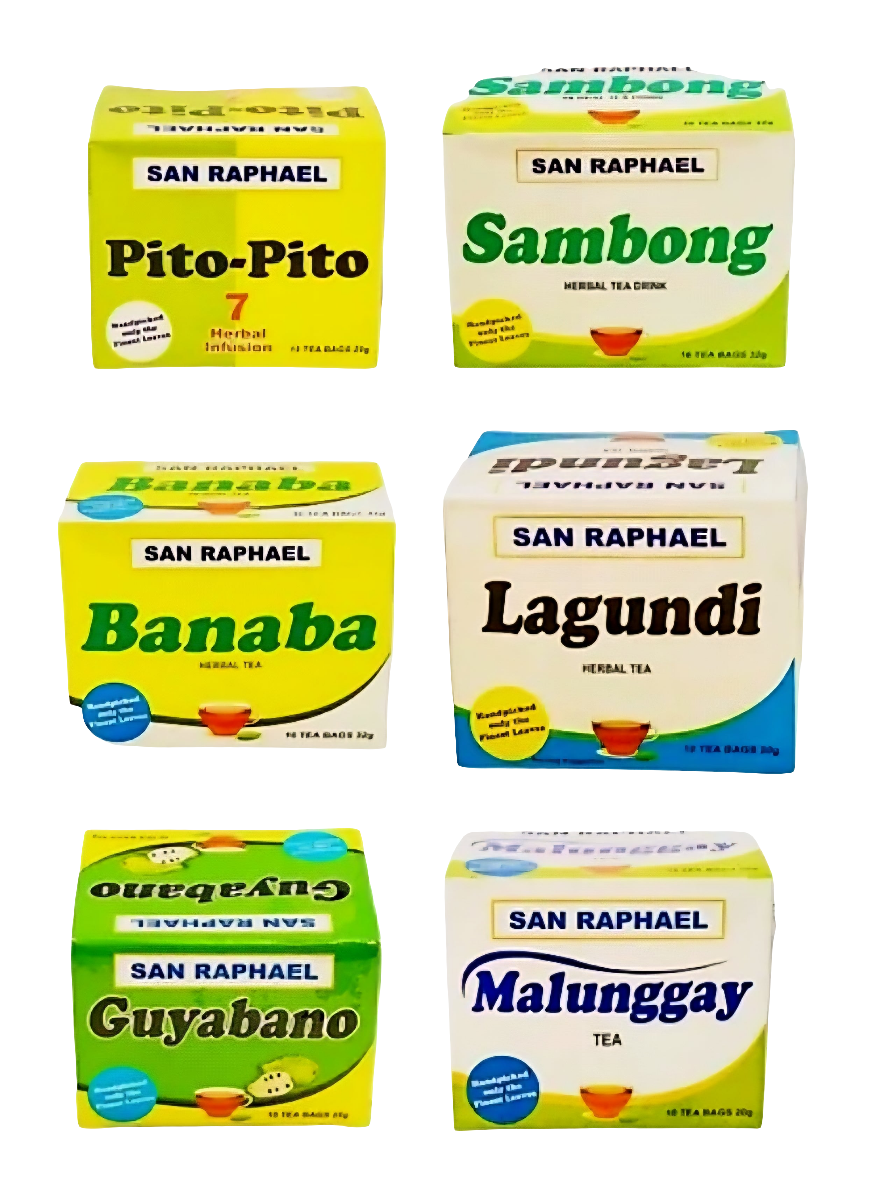 San Raphael BANABA Herbal Tea 16 Teabags (Large Pack)