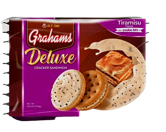 ‼️CLEARANCE‼️Graham DELUXE TIRAMISU 25g×10pcs BBD:23JUNE2025 (SHORTDATED!)