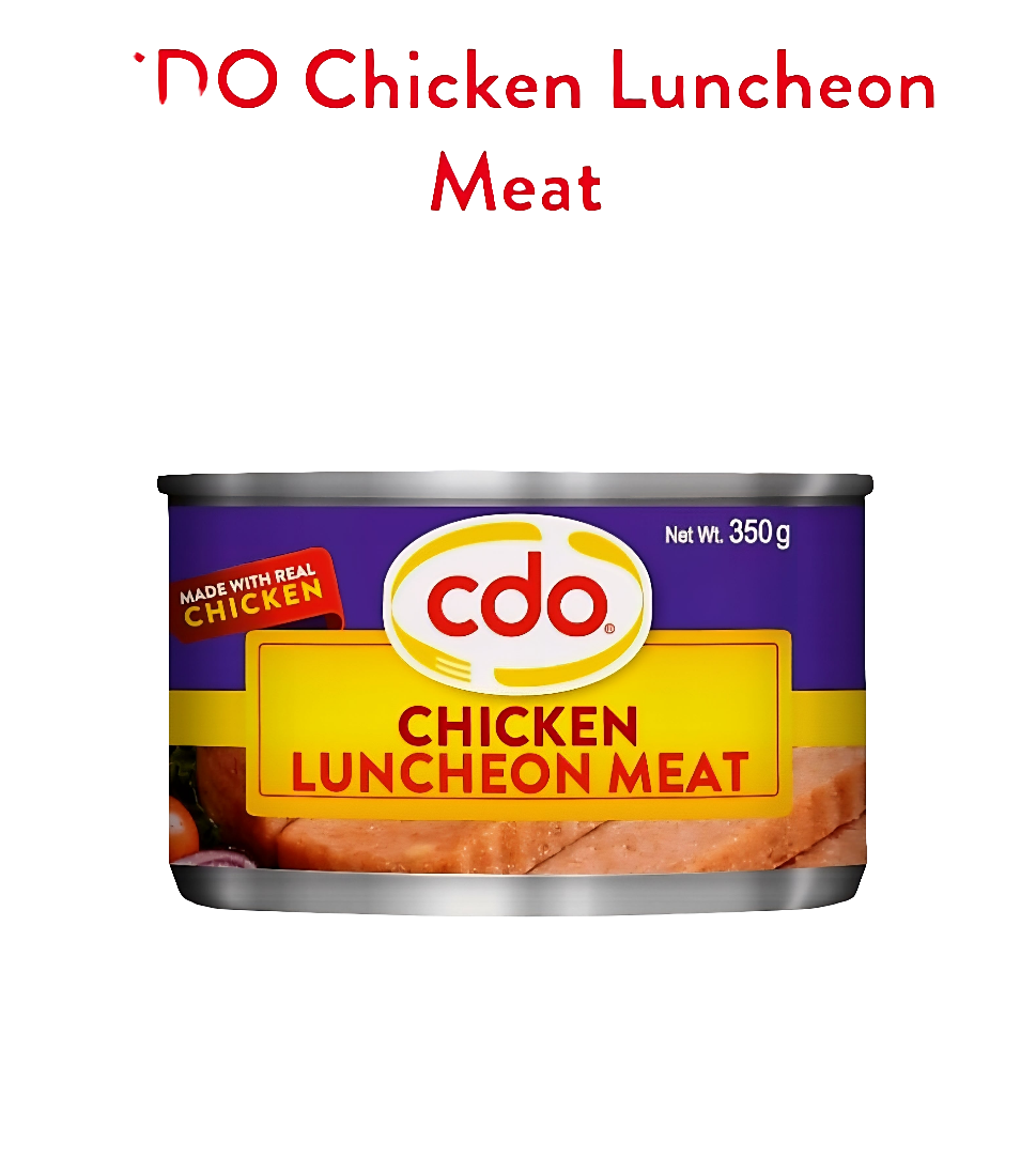 CDO Chicken Luncheon Meat 350g FLAT TIN