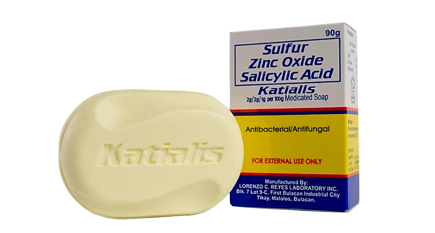 Katialis Anti-Bacterial Soap 90g (Sulfur Zinc Oxide Salicylic Acid)