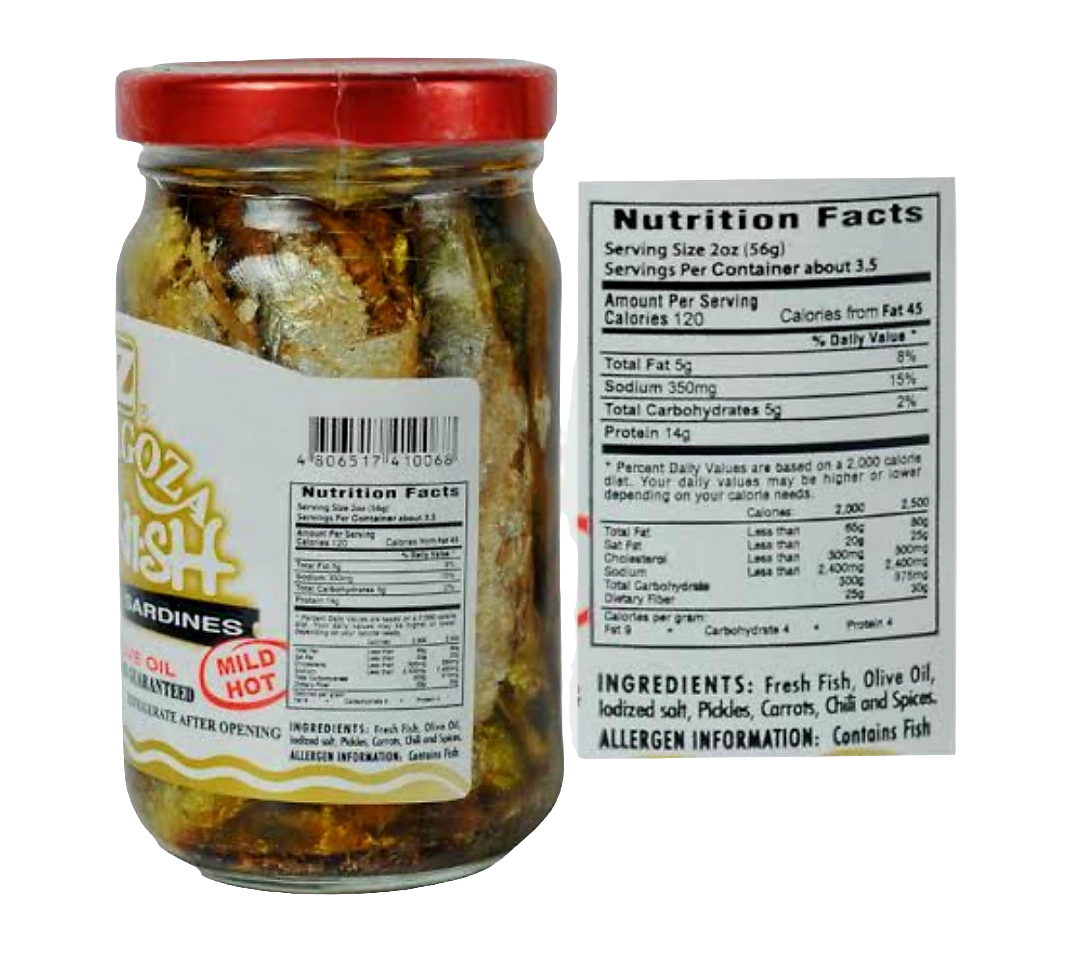 ZARAGOZA Spanish Style Sardines in Olive Oil 220g (MILD)