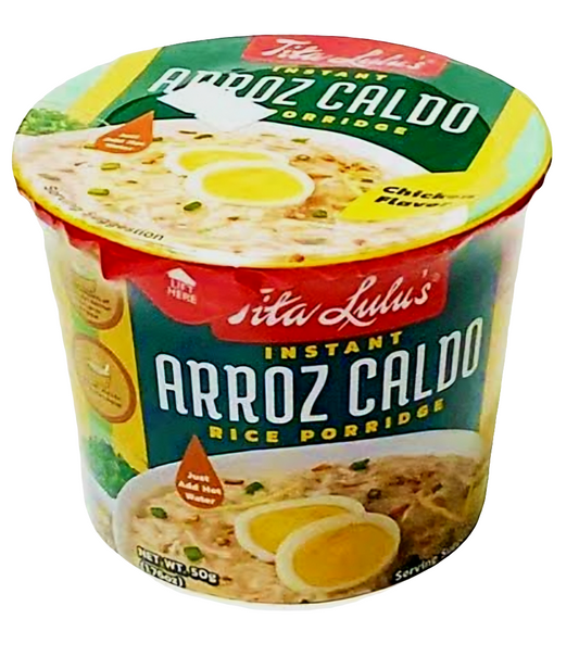 Tita Lulu's Instant CHICKEN  ARROZCALDO in a Cup 50g