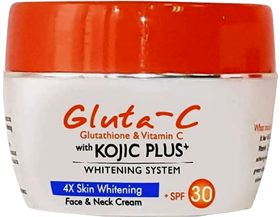 GLUTA-C Kojic Plus Gluta+Vitamin C 4x Whitening FACE & NECK CREAM SPF30 25g