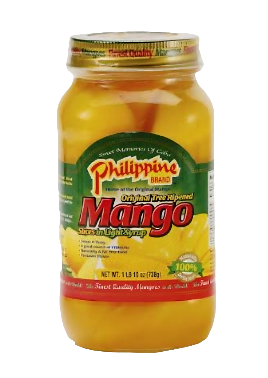 ‼️CLEARANCE‼️Philippines Brand Original Tree Ripened MANGO SLICES in Light Syrup 738g (BIG JAR) BBD: DEC.2025