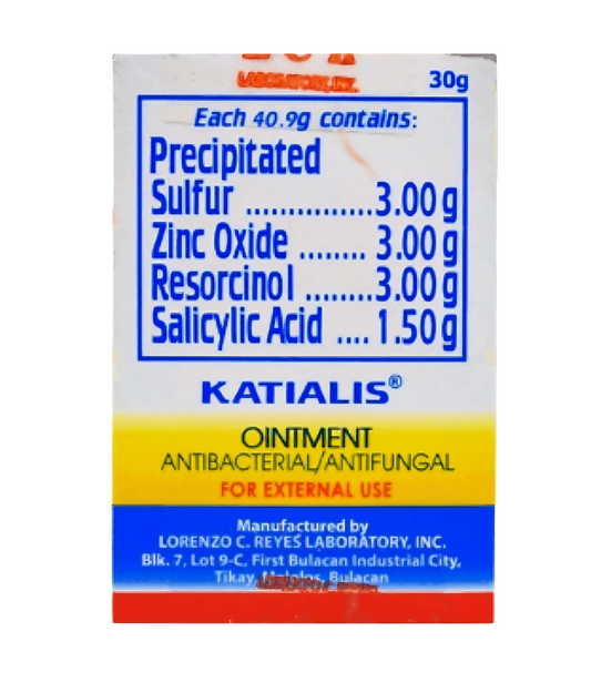 KATIALIS Antibacterial/Antifungal Ointment 30g