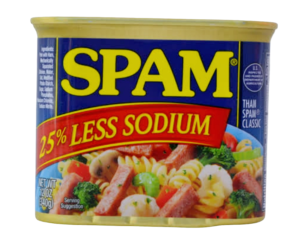 Spam LESS SODIUM 340g