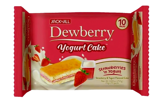 Jack&Jill Dewberry Yogurt Cake STRAWBERRY 25g×10pcs