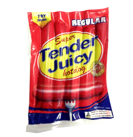 Tender Juicy Hotdog REGULAR 500g ❄️Frozen❄️