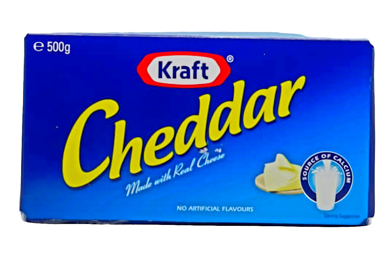 Kraft CHEDDAR Block Cheese 500g