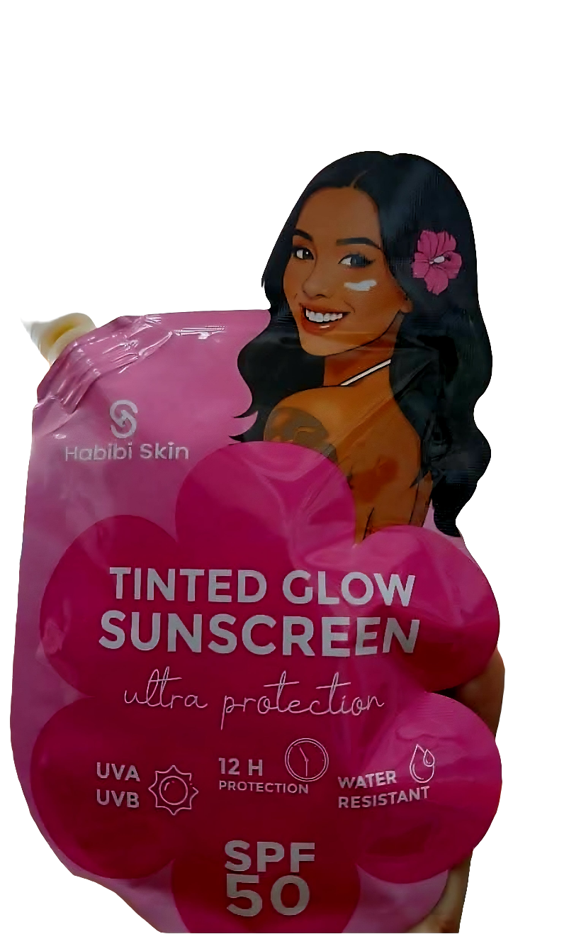 Habibi Skin TINTED GLOW SUNSCREEN UVA/UVB SPF50 50ml Resealable Cap